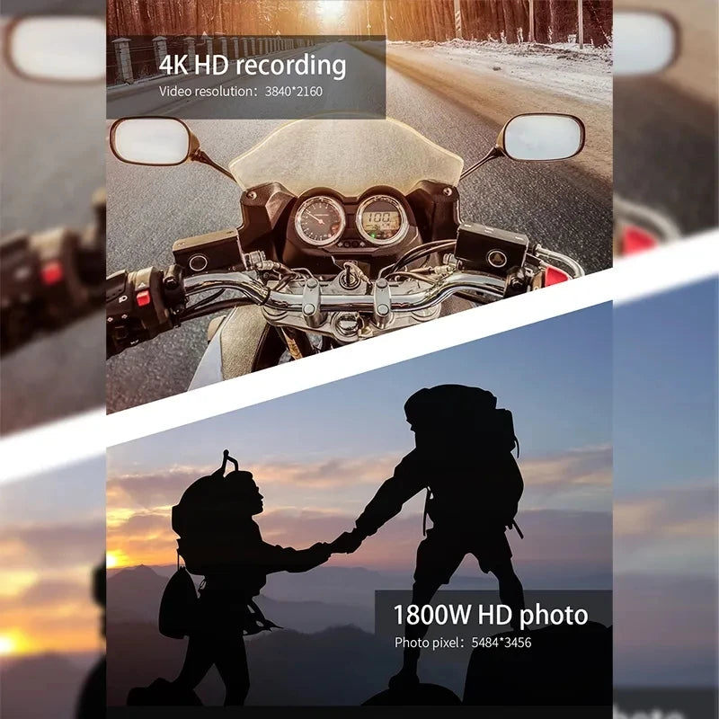 4K Kamera Brille – Smart Brille mit integrierter Videoaufnahme für Outdoor und Action