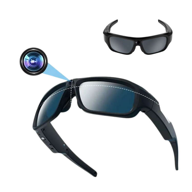 4K Kamera Brille – Smart Brille mit integrierter Videoaufnahme für Outdoor und Action
