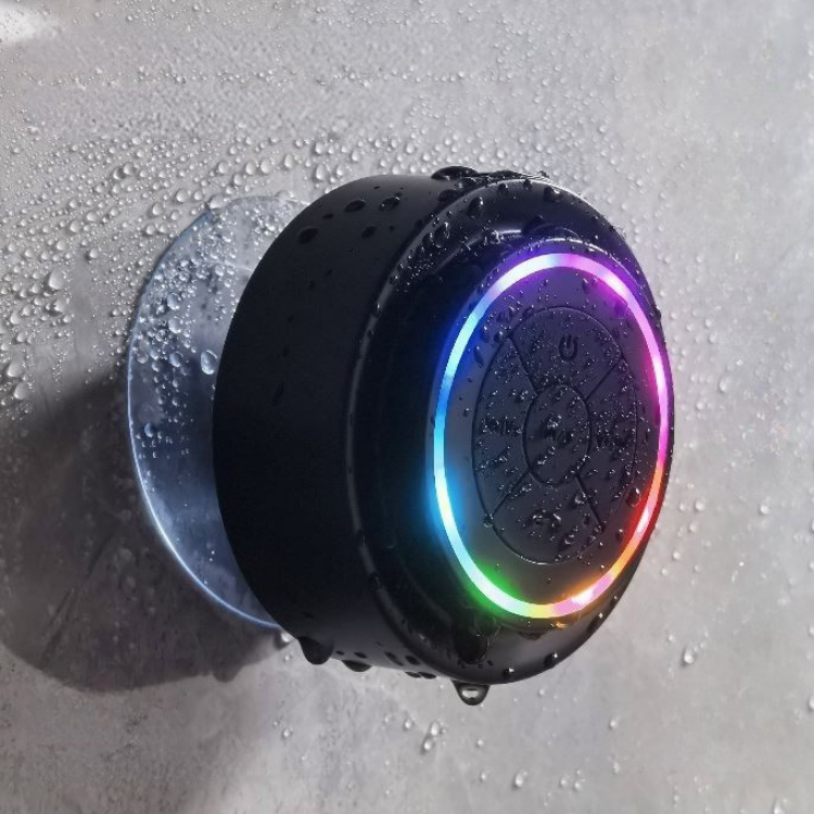 Mini Bluetooth Dusch Lautsprecher – Wasserfest mit Saugnapfhalterung für Badezimmer