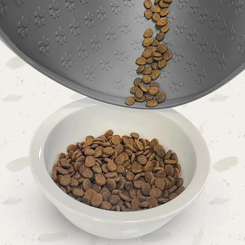 Rutschfeste & wasserdichte Futtermatte für Hunde und Katzen aus Silikon