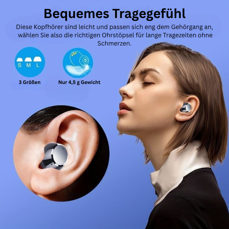 Kabellose Bluetooth Earbuds 5.3 in Ladecase mit LED-Anzeige