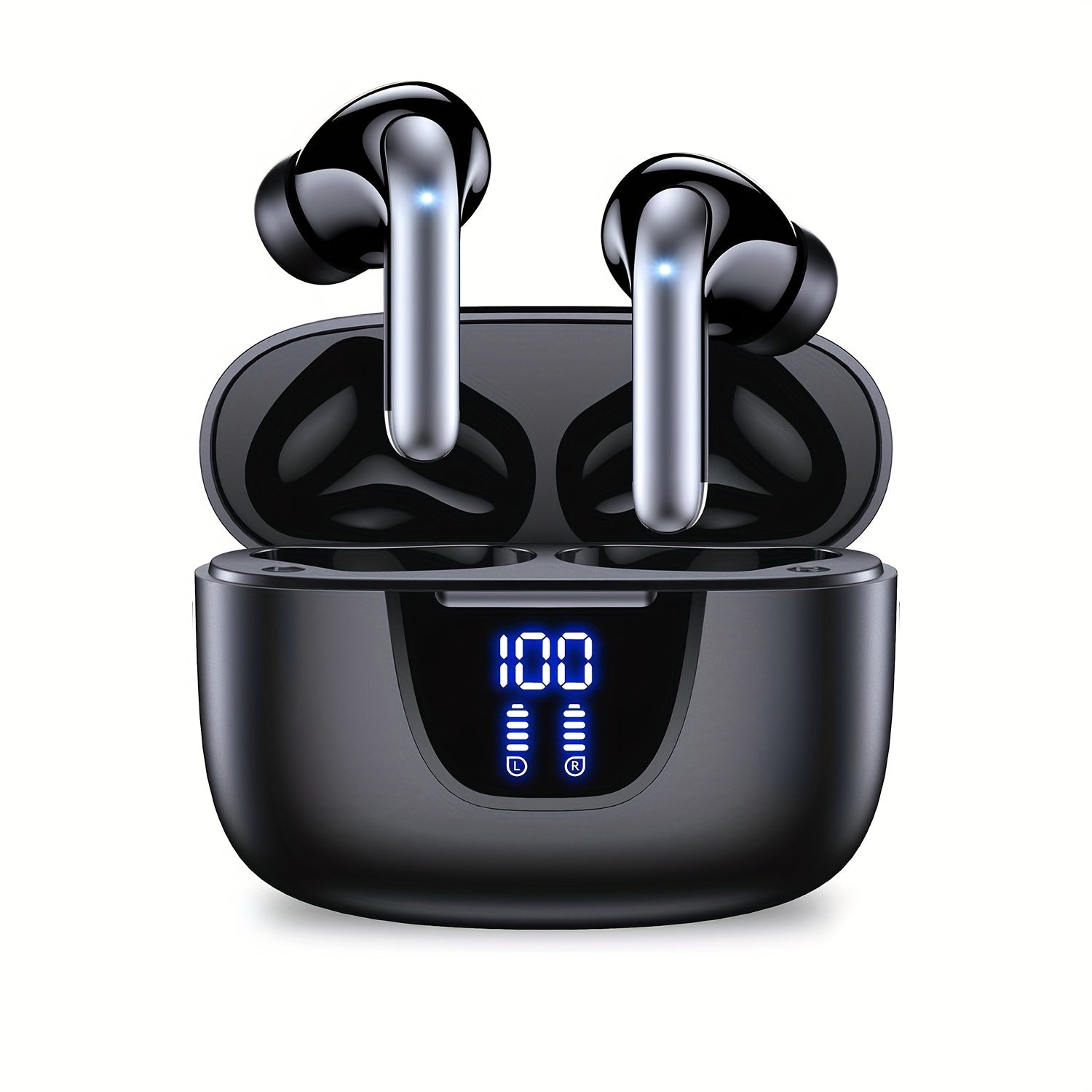 Bluetooth In-Ear Kopfhörer mit Mikrofon, kompatibel mit iPhone und Android für Sport und Arbeit