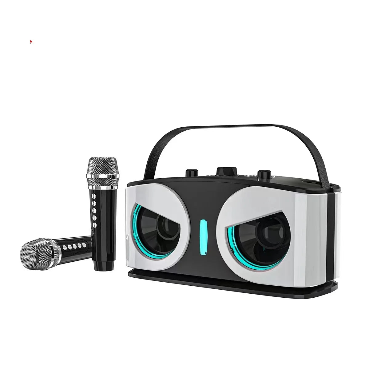 Tragbarer 20W Bluetooth Lautsprecher mit Mikrofonen für Karaoke und Outdoor-Events