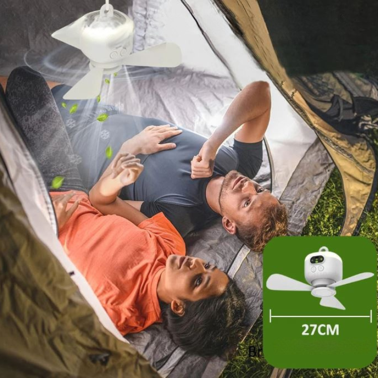 Mini Ventilator mit Fernbedienung, leise und aufhängbar, ideal für unterwegs