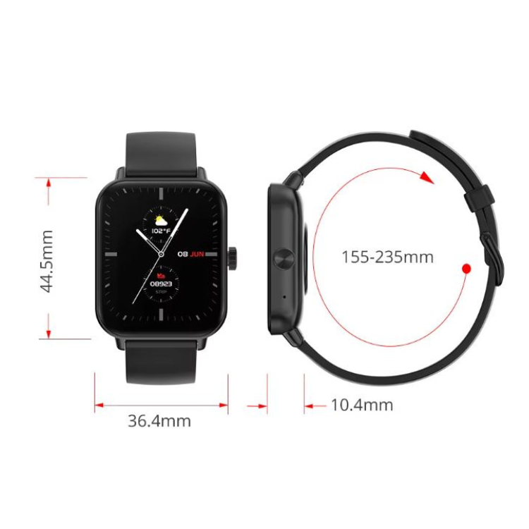 Smartwatch mit 24h Gesundheitscheck, Fitness-Tracking & Anruffunktion