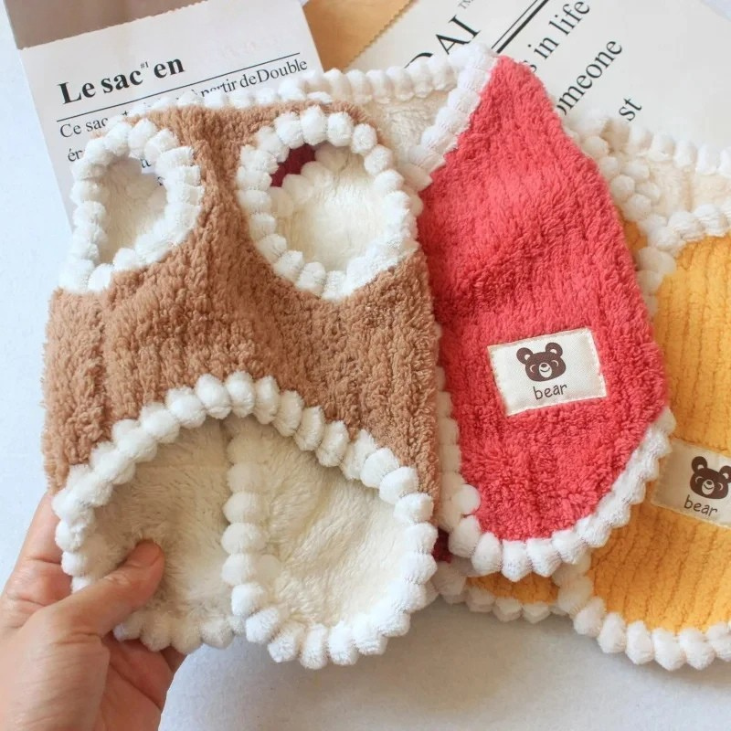 Warmer Wintermantel für Hunde – weiche Fleece Hundejacke