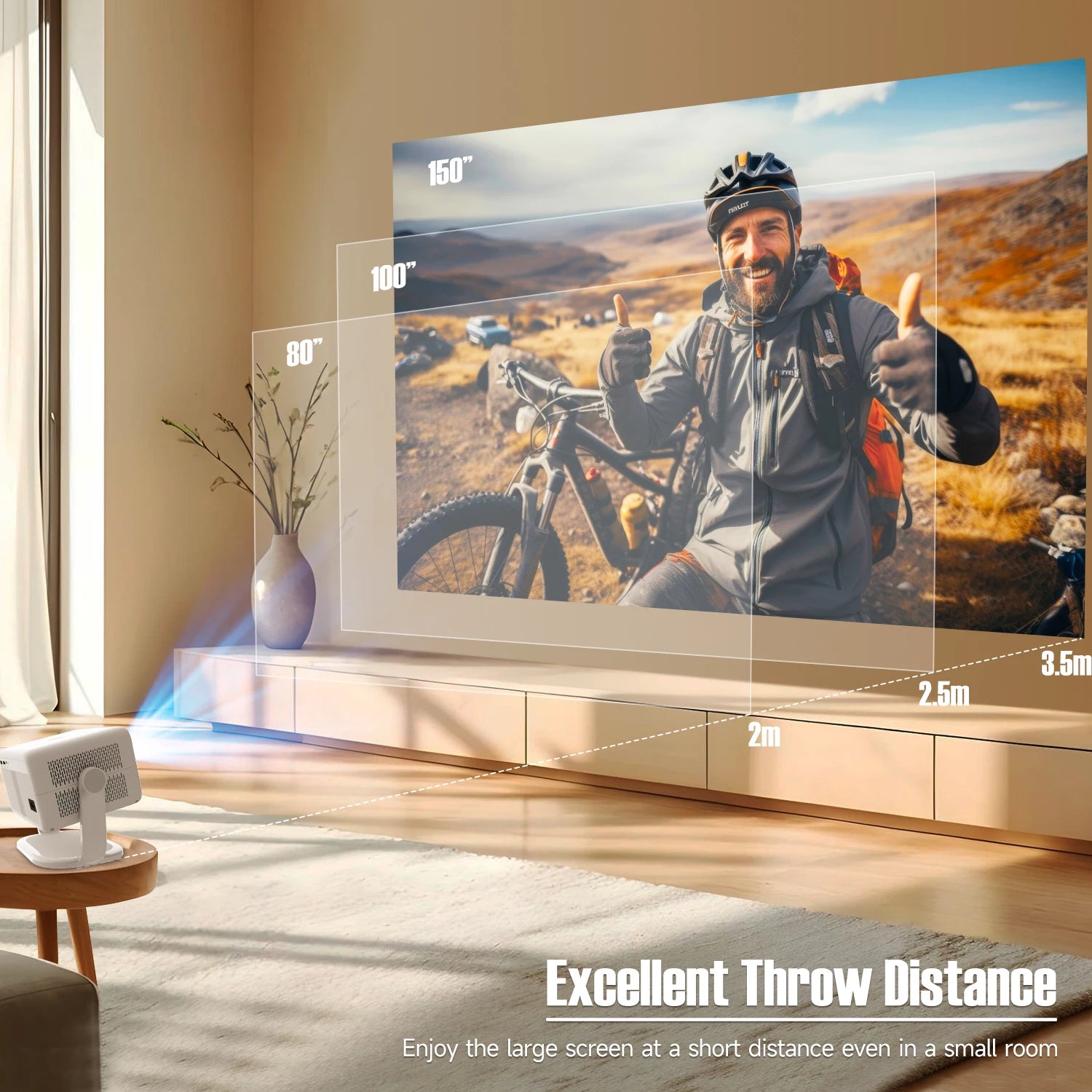 Magcubic 4K Heimkino Beamer – Projektor mit Auto-Fokus für ein optimales Heimkinoerlebnis