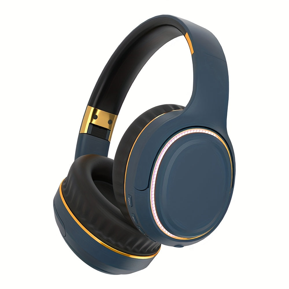Bluetooth Kopfhörer 5.3 Chip mit HiFi-Sound und LED-Beleuchtung für klaren Klang
