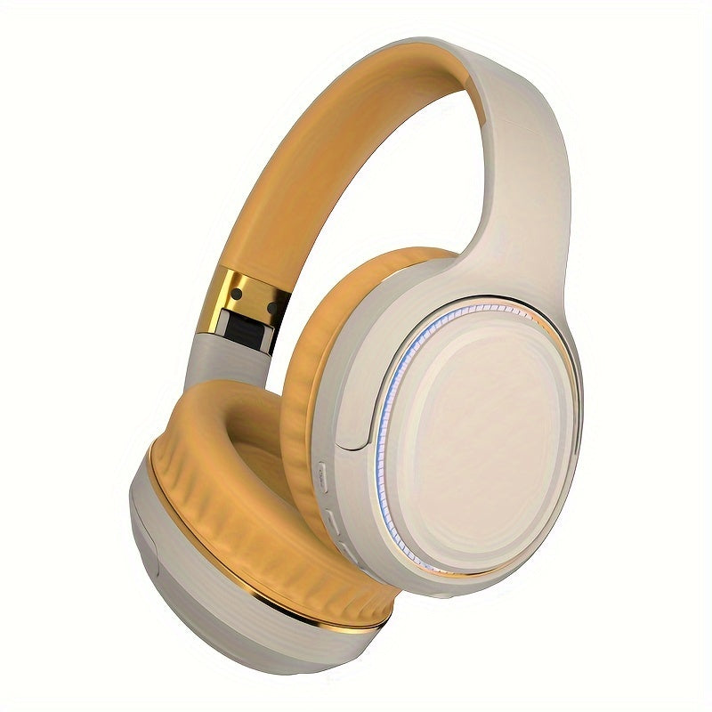 Bluetooth Kopfhörer 5.3 Chip mit HiFi-Sound und LED-Beleuchtung für klaren Klang