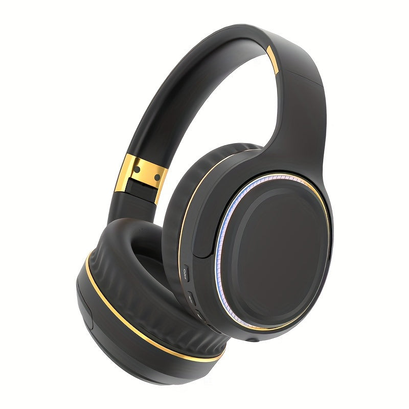 Bluetooth Kopfhörer 5.3 Chip mit HiFi-Sound und LED-Beleuchtung für klaren Klang