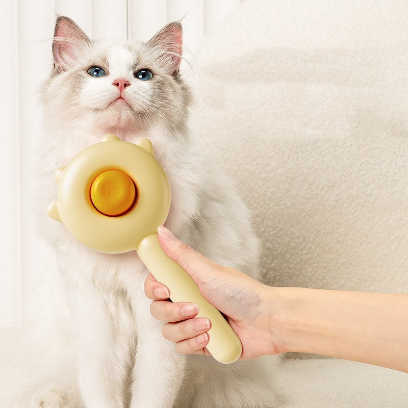 Fellbürste für Katzen und Hunde zur sanften Haarentfernung und Massage