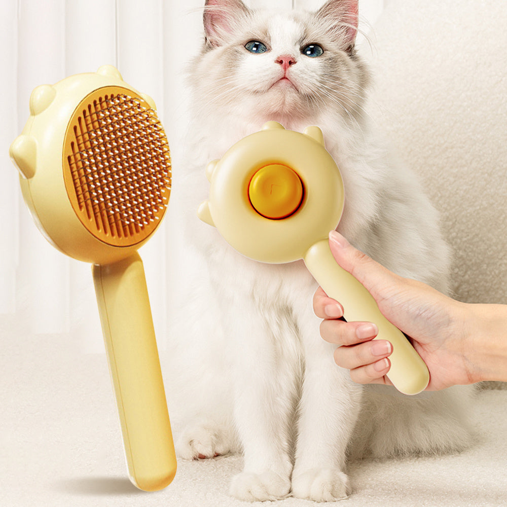 Fellbürste für Katzen und Hunde zur sanften Haarentfernung und Massage