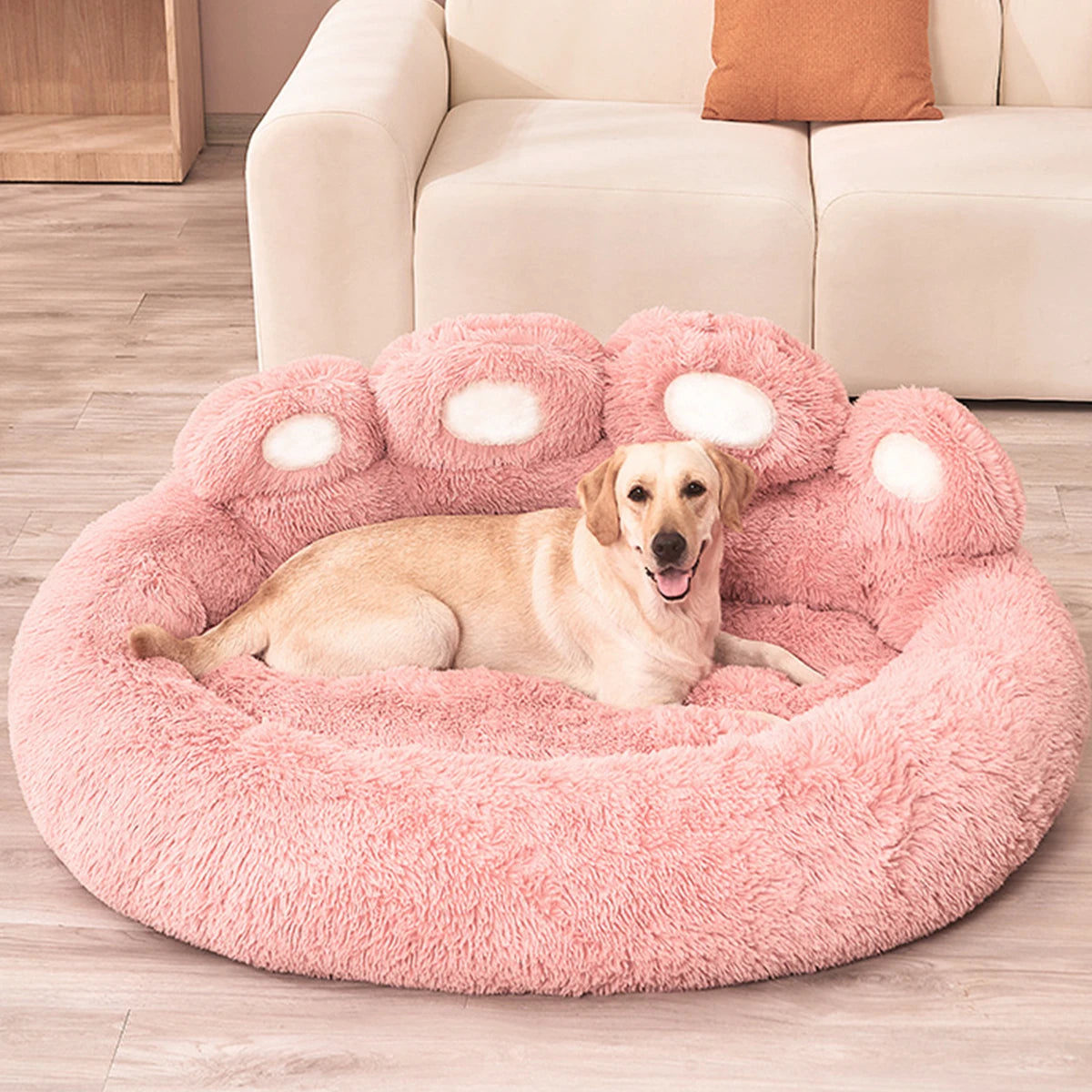 Weiches Haustierbett für Hunde und Katzen in modernem Design