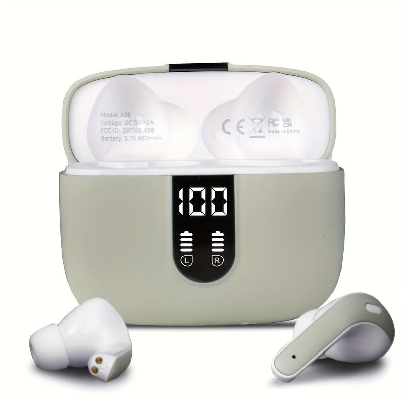 Kabellose Earbuds mit Geräuschunterdrückung und Touch-Steuerung für klaren Klang
