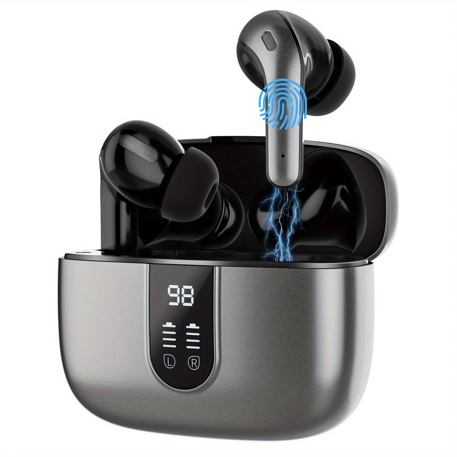 Kabellose Earbuds mit Geräuschunterdrückung und Touch-Steuerung für klaren Klang