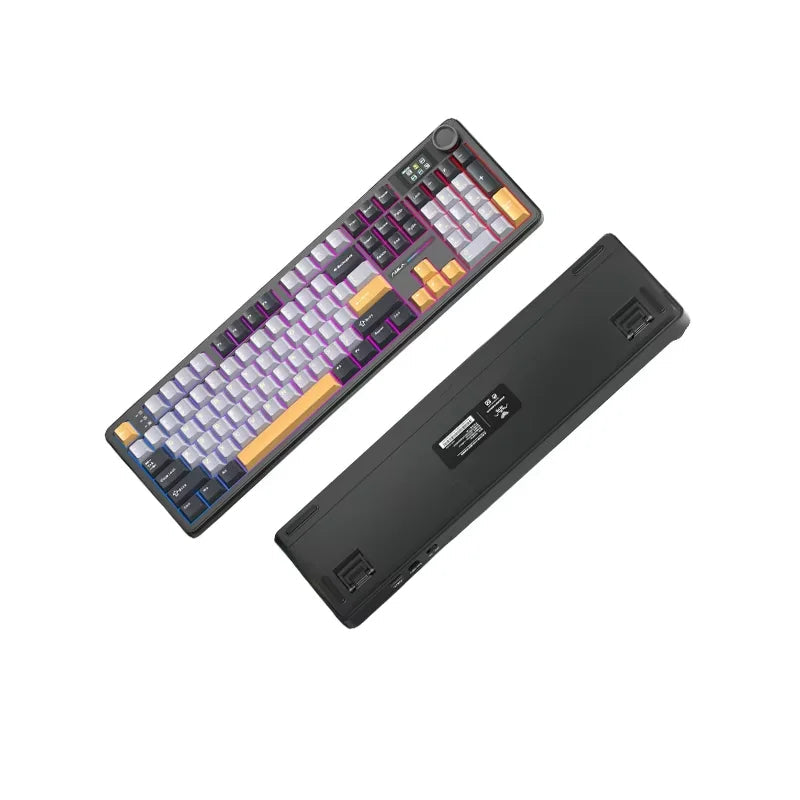 AULA F108Pro mechanische Gaming-Tastatur mit RGB-Beleuchtung und integriertem LCD-Display