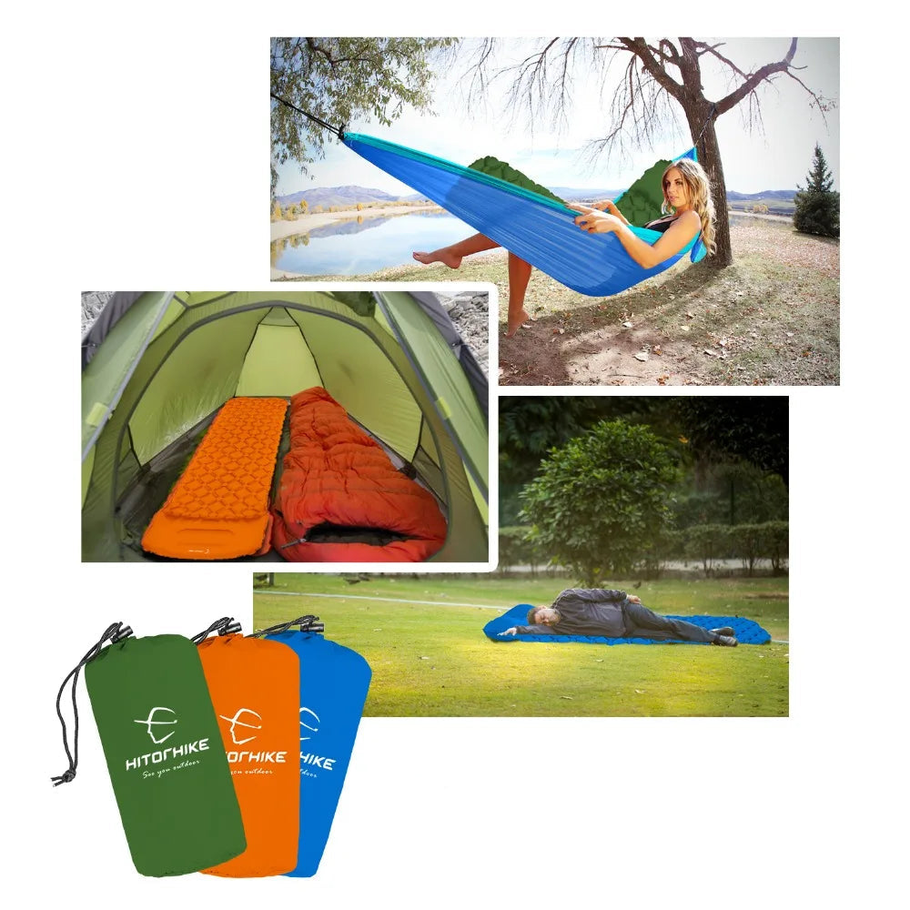 Cunbayi Selbstaufblasende Campingmatte - Mit Fußpumpe 196cm