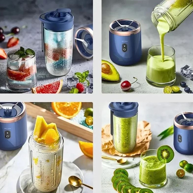 USB-ladbarer Mixer für Smoothies, frische Säfte und Milchshakes tragbar und kabellos