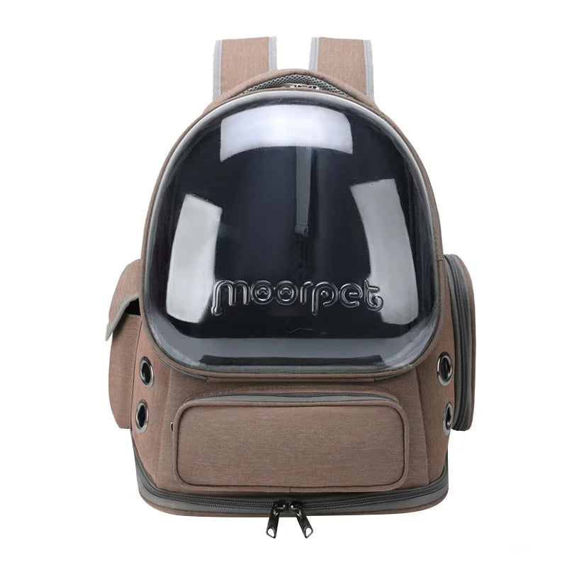 katzen wanderrucksack Transparenter Katzen Rucksack – Atmungsaktiv & Bequem